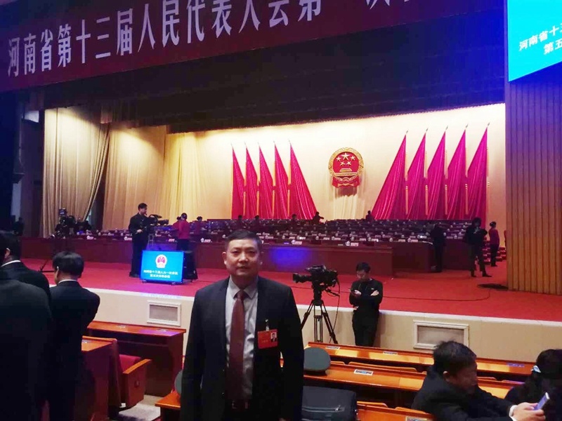 河南省人大代表孫高俊參加省十三屆人大一次會議